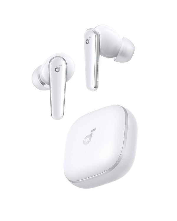 Anker Soundcore Liberty 5 TWS White - سماعات بلوتوث بتقنية الغاء الضوضاء المتقدمة من انكر ابيض