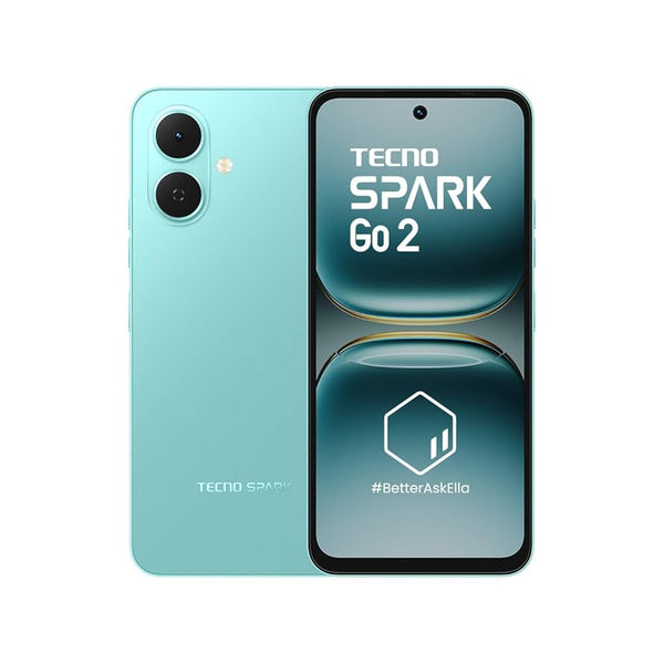 Tecno Spark Go 2 4/128GB Titanium GREEN - تكنو سبارك جو 2 128/4 جيجابايت اخضر