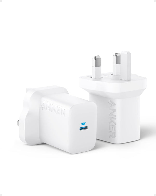 ANKER 312 CHARGER 30W WHITE - شاحن تايب سي 30 واط من انكر ابيض