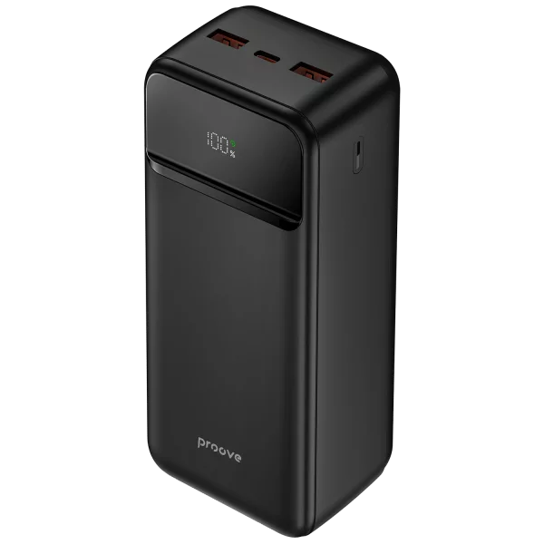 Proove Power Bank illuminator 2 22.5W 30K mAh - باوربنك 30000 ملي امبير 22.5 واط مع شاشة رقمية من بروف