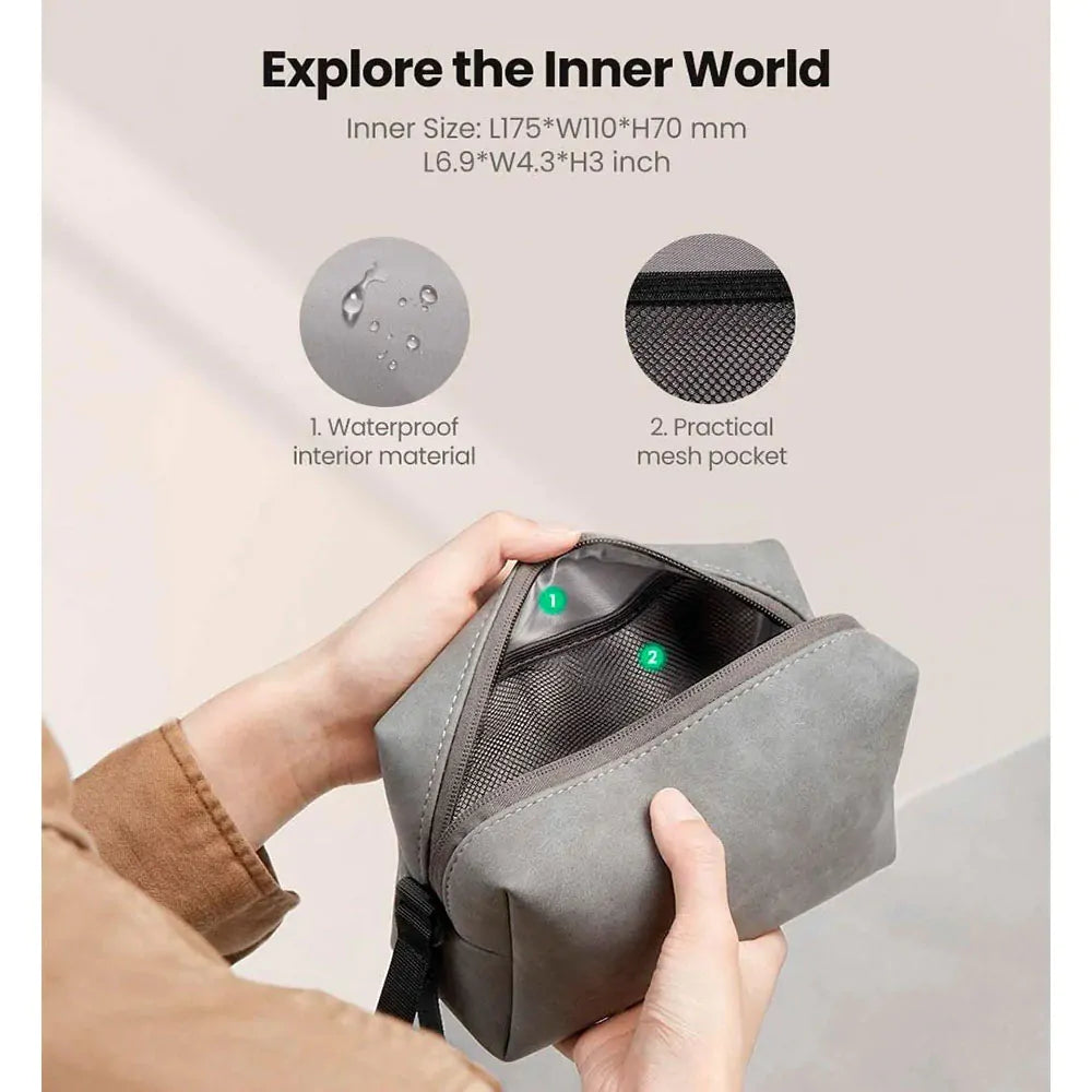 UGREEN Bag Electronics Accessories Gray - حقيبة يد محمولة من يوكرين رمادي