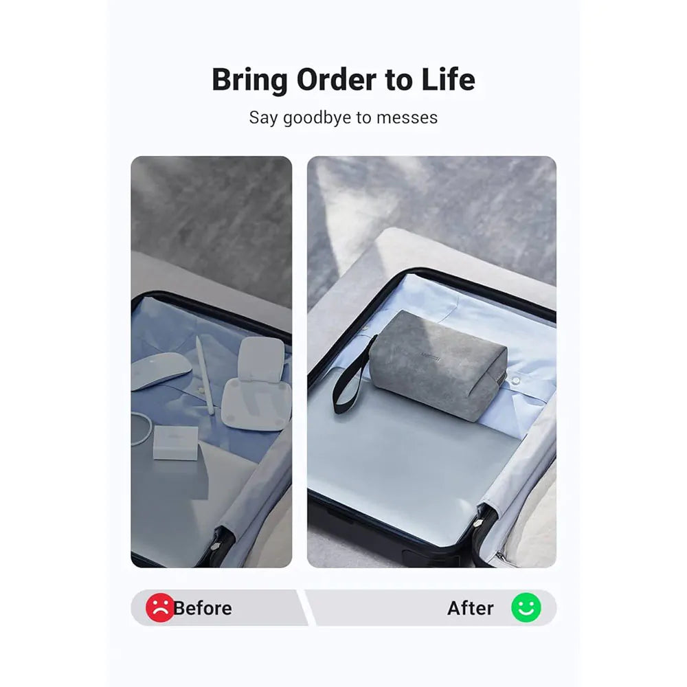 UGREEN Bag Electronics Accessories Gray - حقيبة يد محمولة من يوكرين رمادي