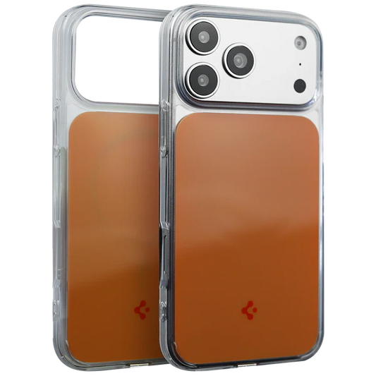 SPIGEN CASE MAGFIT ULTRA HYBRID FOR IPHONE 17 PRO MAX ORANGE - كفر ايفون 17 برو ماكس برتقالي