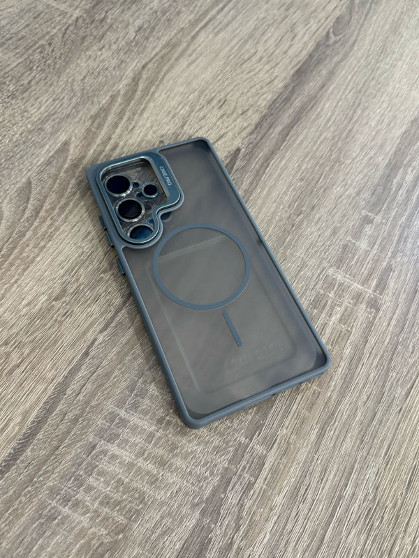 MOBILE CASE FOR SAMSUNG GALAXY S25 ULTRA GRAY - كفر ماك سيف للسامسونج اس 25 الترا رمادي
