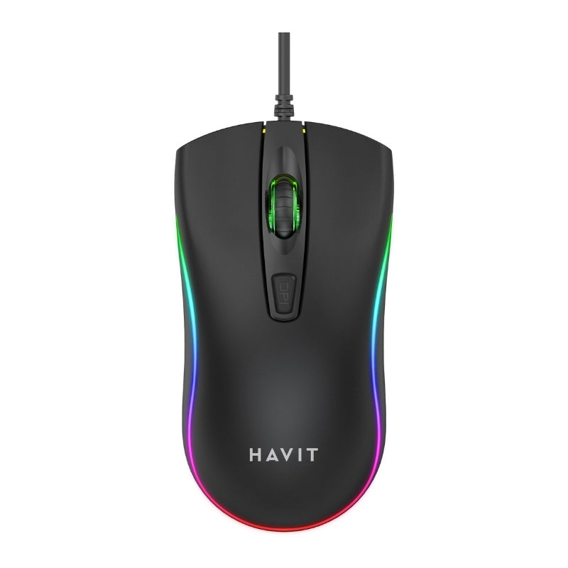 Havit MS72 USB mouse Black - ماوس سلكي من هافيت