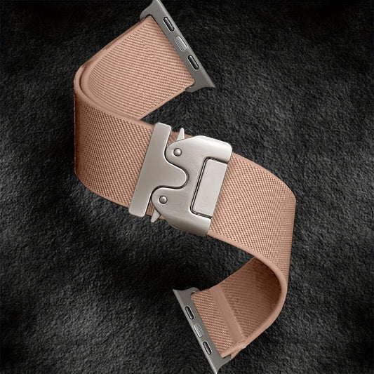 FABRIC STRAP FOR APPLE WATCH PINK- سير ساعة ابل وردي