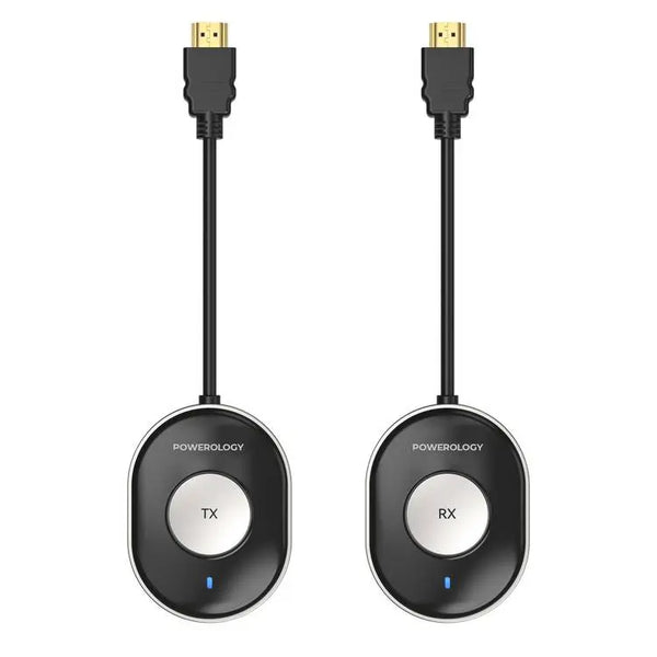 Powerology Wireless HDMI Transmitter and Receiver - جهاز ارسال واستقبال اج دي ام اي لاسلكي من باورولوجي