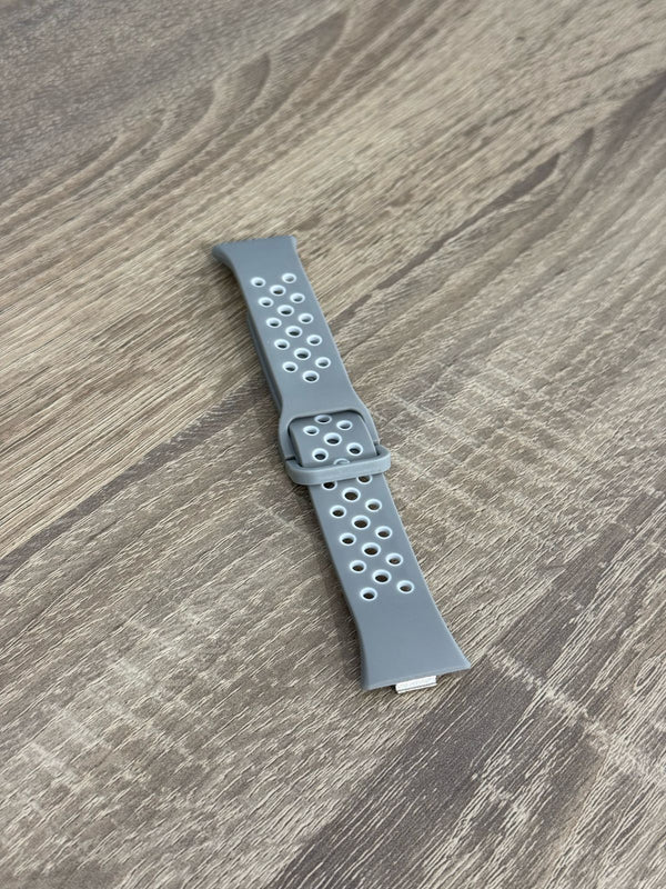 NIKE STRAP FOR HUAWEI FIT 3-4-4 PRO GRAY WHITE - سير ساعة هواوي فت 3-4-4 برو رمادي وابيض
