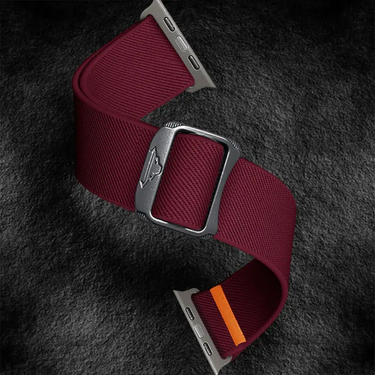 FABRIC STRAP FOR APPLE  WATCH  RED - سير ساعة ابل احمر