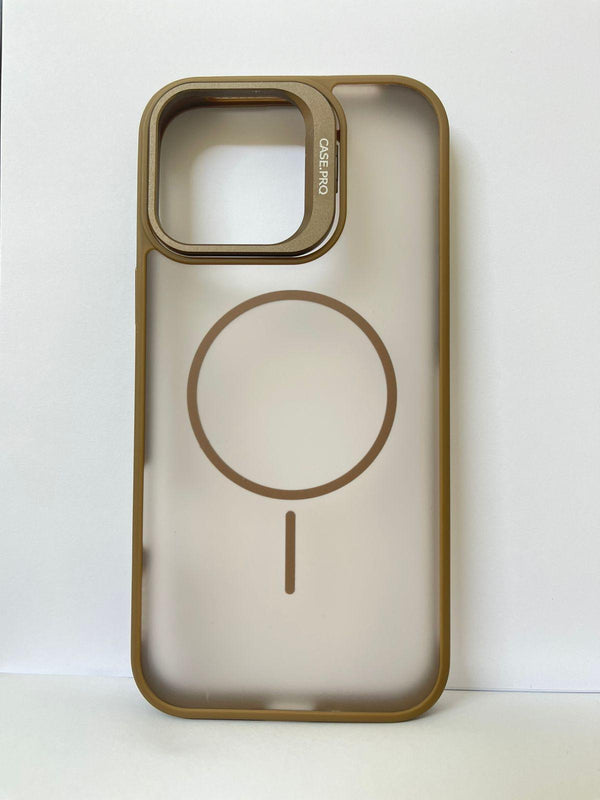 MOBILE CASE FOR IPHONE 15 PRO MAX BROWN - كفر ماك سيف للايفون 15 برو ماكس جوزي