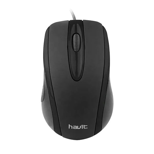 Havit HV-MS753 Wired Optical Mouse Black - ماوس سلكي من هافيت اسود