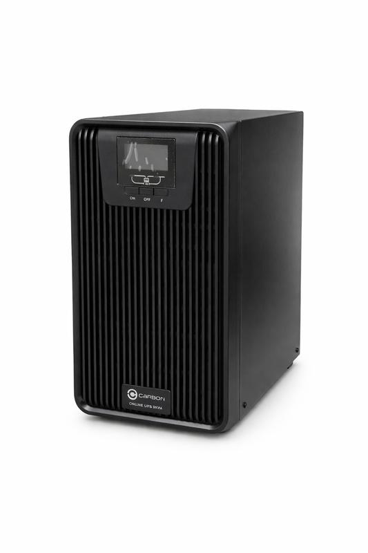 CARBON ONLINE UPS 3KVA 6 BATTERY - يو بي اس اونلاين مع 6 بطاريات داخلية من كاربون