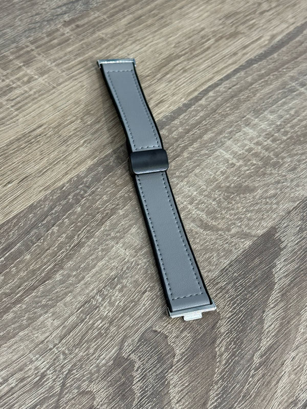 LEATHER STRAP FOR HUAWEI FIT 3-4-4 PRO GRAY - سير ساعة هواوي فت 3-4-4 برو رمادي