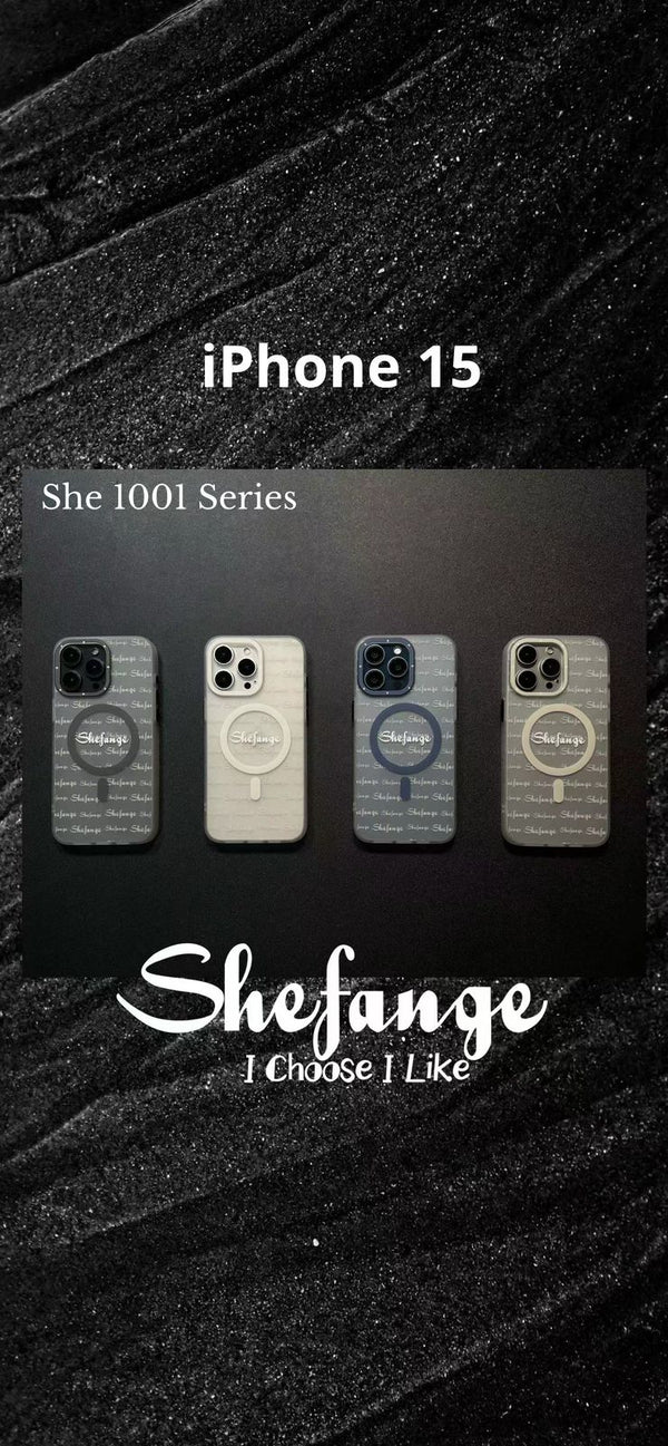 SHEFANGE PREMIUM CASE - كفر شفاف ماك سيف للايفون من شي فانج