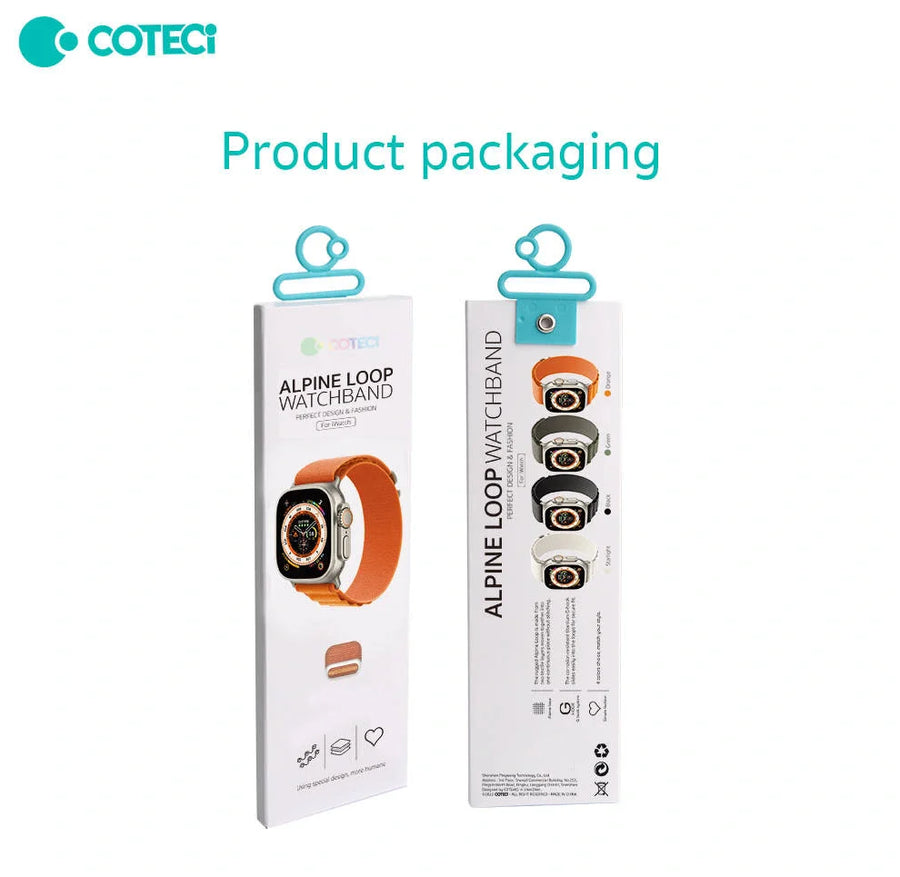 COTECI ALPINE LOOP WATCH BAND FOR IWATCH (42-49MM) 21040 - سير ساعات ابل من كوتي ابيض