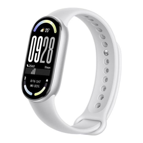 Xiaomi Smart Band 10 Glacier Silver - سوار ذكي من شاومي فضي