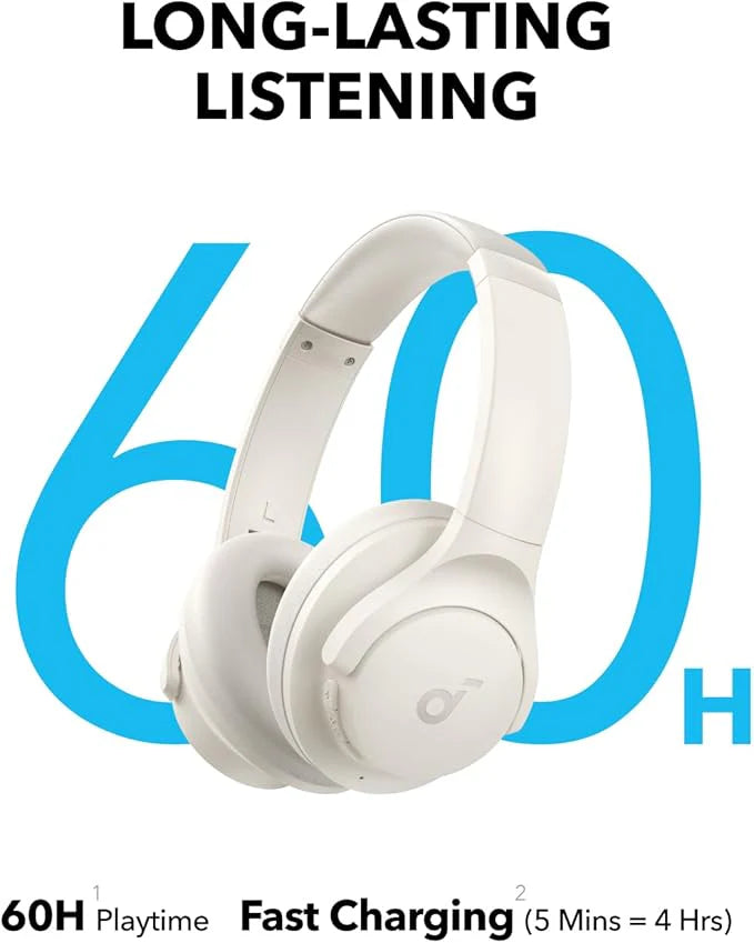 Anker Soundcore Q11i Headphone White - سماعات بلوتوث هيدسيت من انكر ابيض