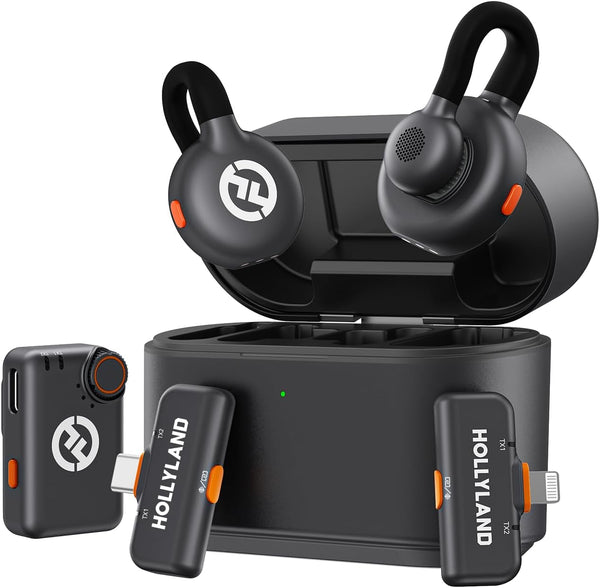 HOLLYLAND LARK M2S WIRELESS LAVALIER MICROPHONE ULTIMATE - نك مايك لاسلكي من هولي لاند