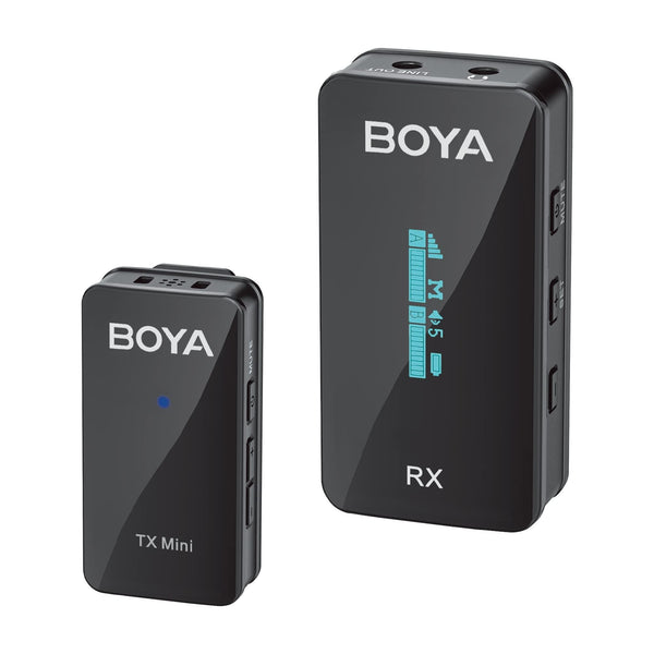 BOYA BY-XM6-S1 Mini 2.4GHz Wireless Lavalier Microphone - نك مايك لاسلكي بتردد 2.4 جيجا هرتز من بويا