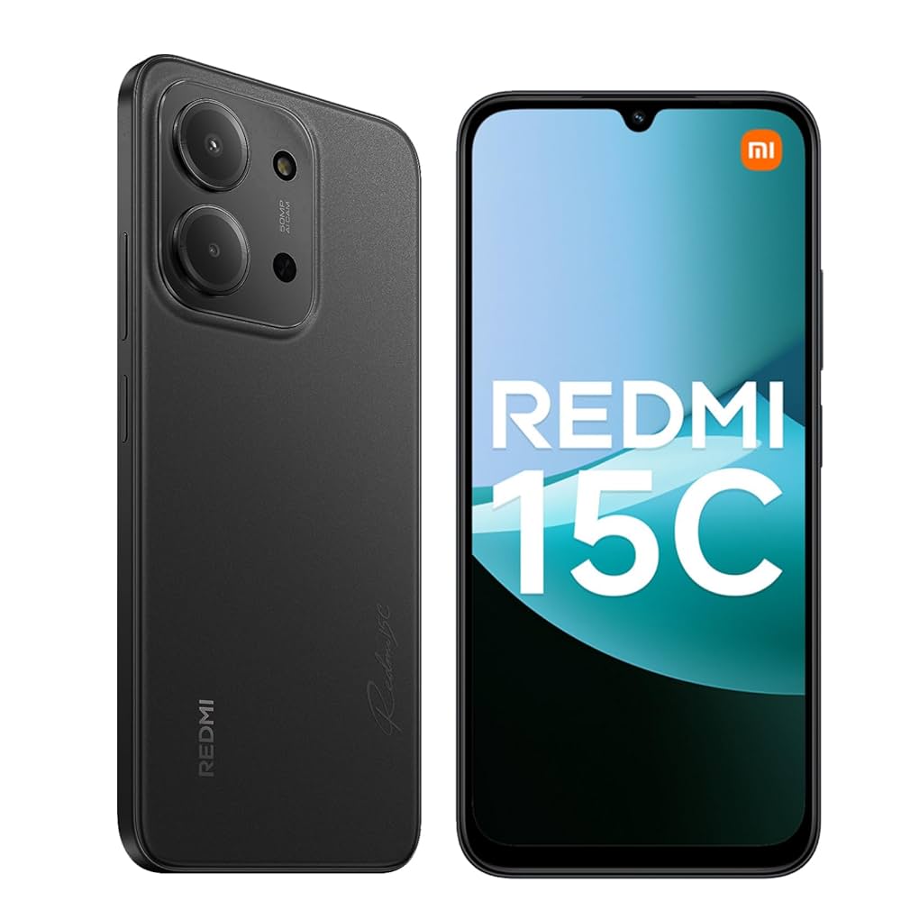 REDMI 15C 8/256 GB BLACK - ريدمي 15 سي 256/8 جيجابايت اسود