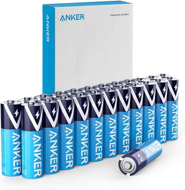 ANKER AA ALKALINE BATTERIES -  بطاريات انكر كبيرة (ساعة)