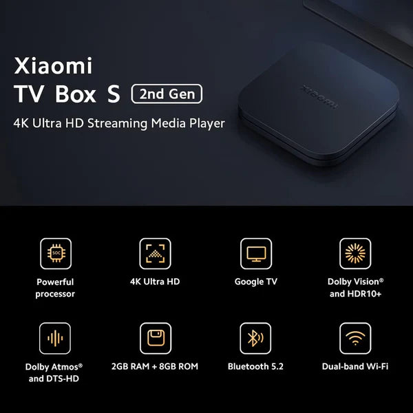 MI TV BOX S 2ED GEN 4K - مي تي في بوكس اس (الجيل الثاني) من شاومي