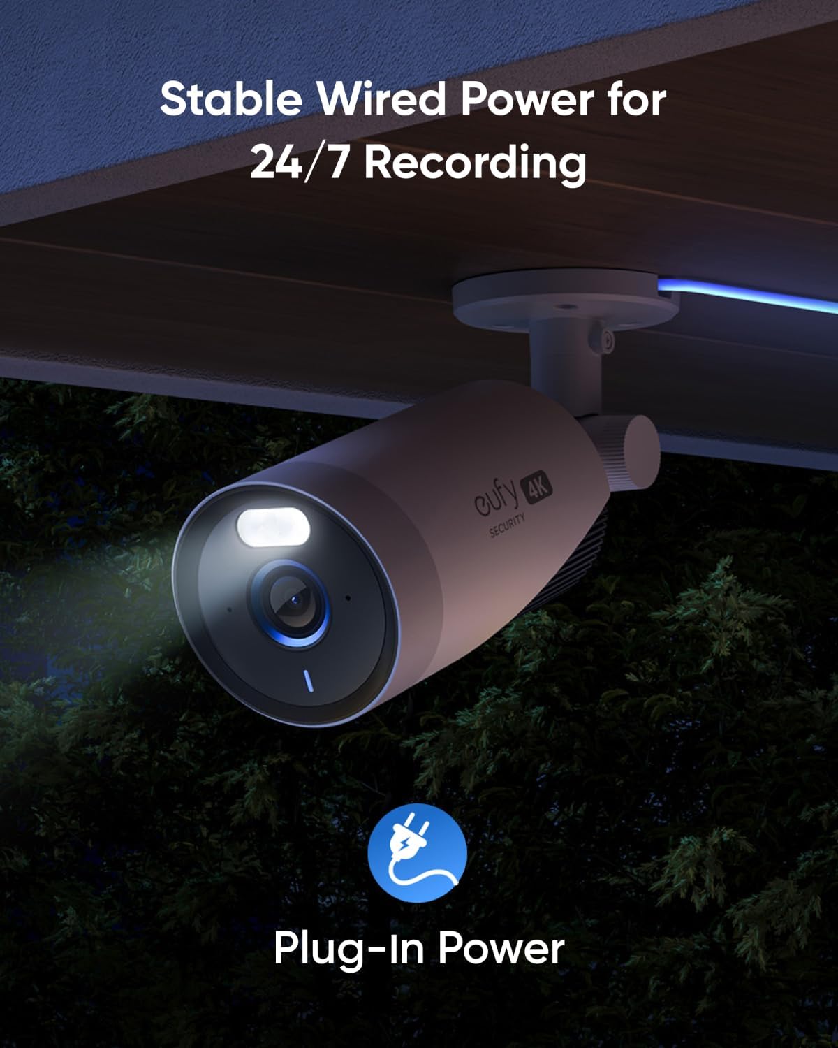ANKER EUFYCAM E330 (PROFESSIONAL) 4-CAM KIT, 4K OUTDOOR SECURITY CAMERA -كاميرا مراقبة خارجية سلكية احترافية 4 في 1 من انكر