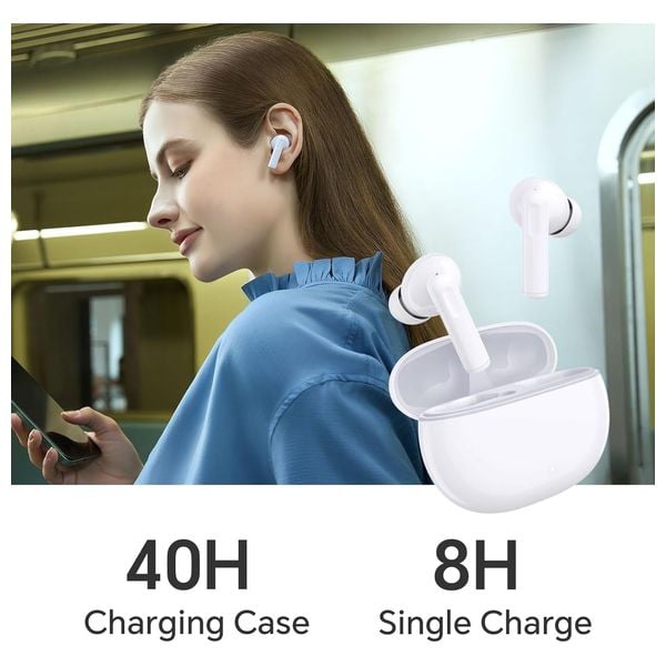 Earbuds X7 Lite White- سماعات بلوتوث من هونر ابيض