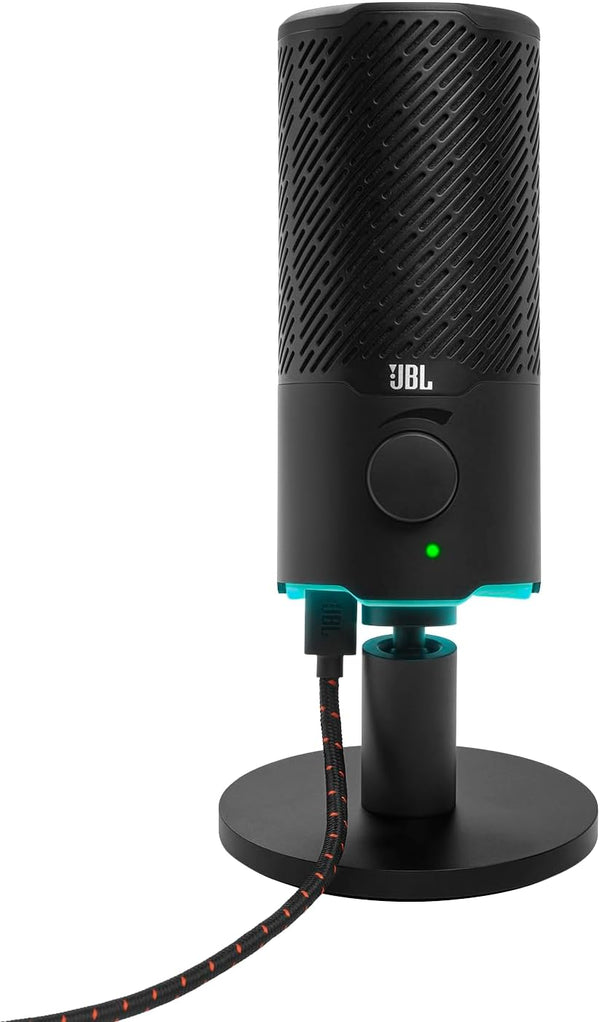 JBL Quantum Stream with Dual Pattern Premiun USB Microphone - مايكروفون يو اس بي ثنائي النمط للتسجيل والالعاب من جي بي ال