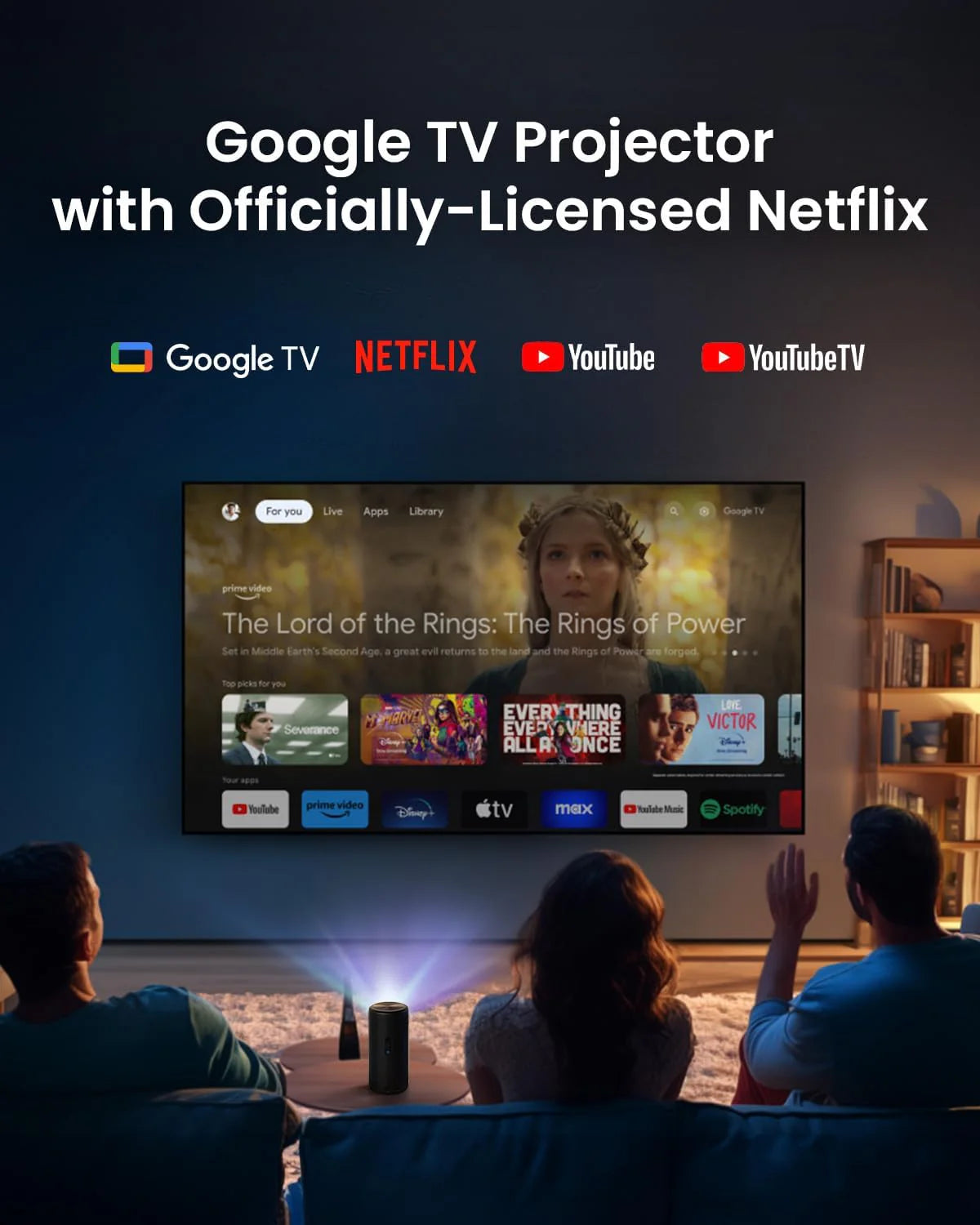 ANKER NEBULA CAPSULE 3 LASER PROJECTOR BLACK - داتا شو نيبولا كابسول 3 ليزر من انكر اسود