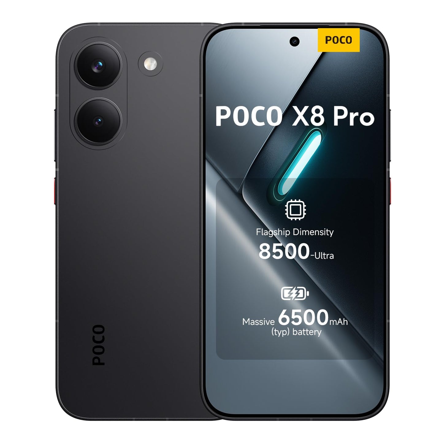 POCO X8 PRO 8/256GB BLACK - بوكو اكس 8 برو 256/8 جيجابايت اسود