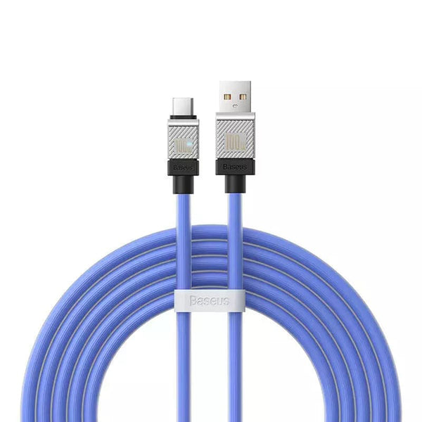 BASEUS COOLPLAY SERIES FAST CHARGING DATA CABLE USB TO TYPE-C 100W  - كيبل شحن ونقل تايب سي 100 واط من باسيوس