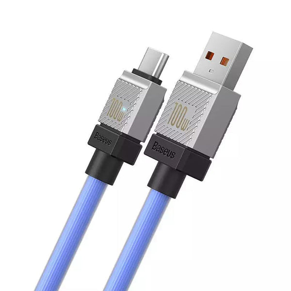 BASEUS COOLPLAY SERIES FAST CHARGING DATA CABLE USB TO TYPE-C 100W 2M BLACK
