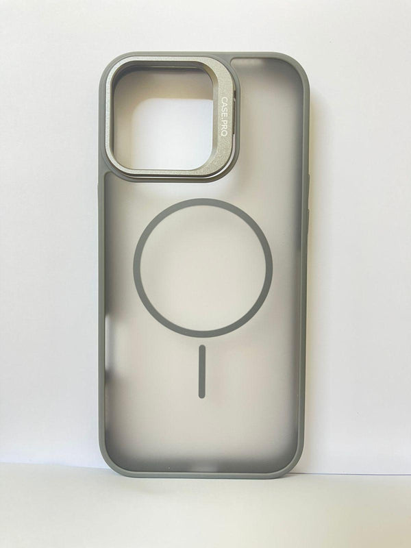 MOBILE CASE FOR IPHONE 15 PRO MAX GRAY - كفر ماك سيف للايفون 15 برو ماكس رمادي