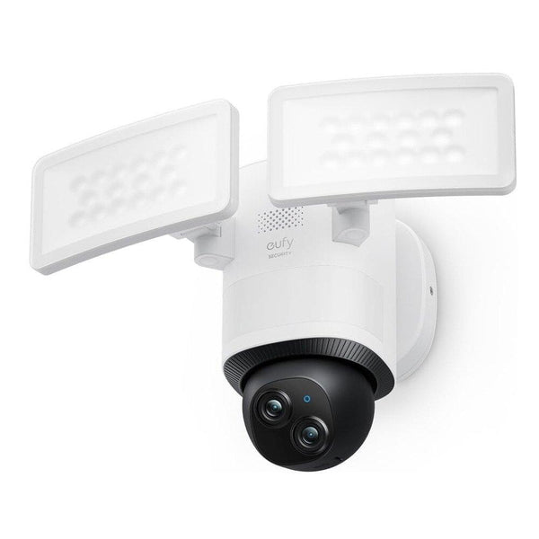 ANKER EUFY FLOODLIGHT CAMERA E340 WHITE - كاميرا مراقبة منزلية خارجية مع كشاف مزدوج بدقة 2K من انكر ابيض
