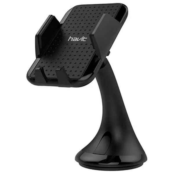 Havit H717 Car Mobile Phone holder Black - ستاند سيارة من هافيت اسود
