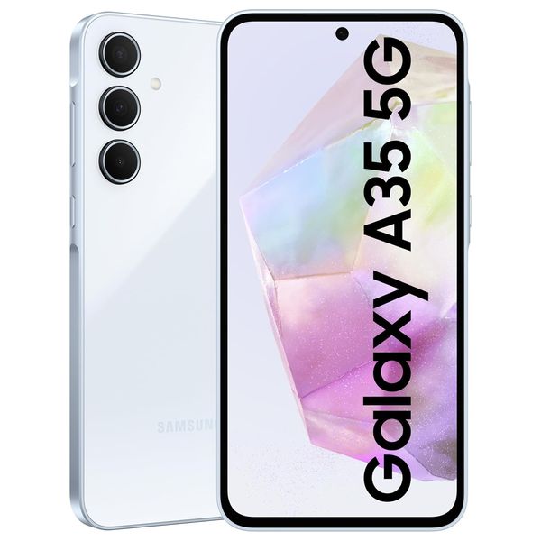 SAMSUNG A35 5G 256/8 GB AWESOME ICEBLUE - سامسونج جالكسي أي 35 5 جي 256/8 جيجابايت الأزرق الجليدي