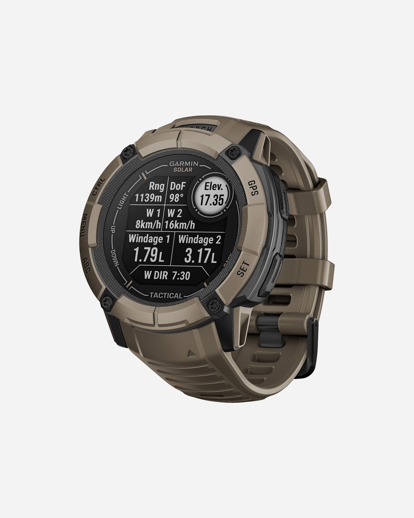 GARMIN INSTINCT 2X SOLAR COYOTE TAN - ساعة ذكية من كارمن