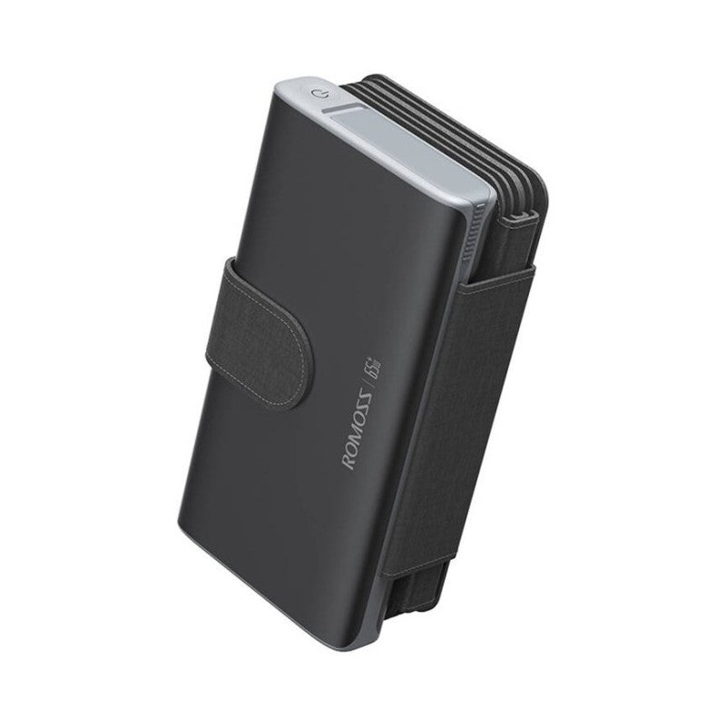 ROMOSS Power Bank SPB30 (30000mAh 65W) - باوربنك 30000 ملي امبير 65 واط مع الواح شمسية قابلة للفصل من روموس