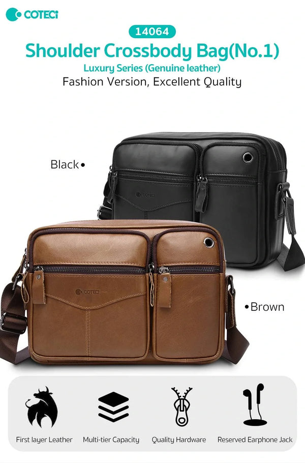 COTECI SHOULDER CROSSBODY BAG 14064 BROWN