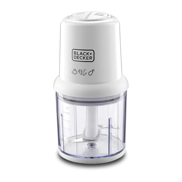 Black&Decker SC310-B5 300W 2 Speed Chopper - محضرة طعام عامودية زجاجية بقوة 300 واط وبسعة 500 مل من بلاك اند ديكر