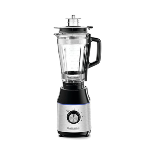 Black&Decker BX650G-B5 High Speed Premium Blender with Glass Jar black/gray -خلاط عالي السرعة 700 واط من بلاك اند ديكر
