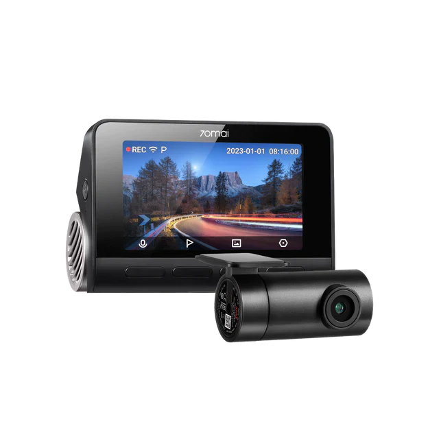 70MAI Dash Cam 4K A810S HDR Set - كاميرا سيارة امامية + خلفية من شاومي