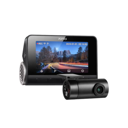 70MAI Dash Cam 4K A810S HDR Set - كاميرا سيارة امامية + خلفية من شاومي