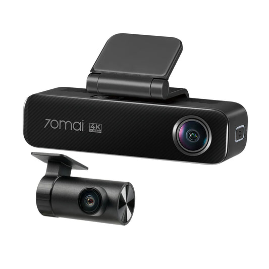 70Mai Dash Cam 4K M800 HDR Set - كاميرا سيارة امامية + خلفية من شاومي