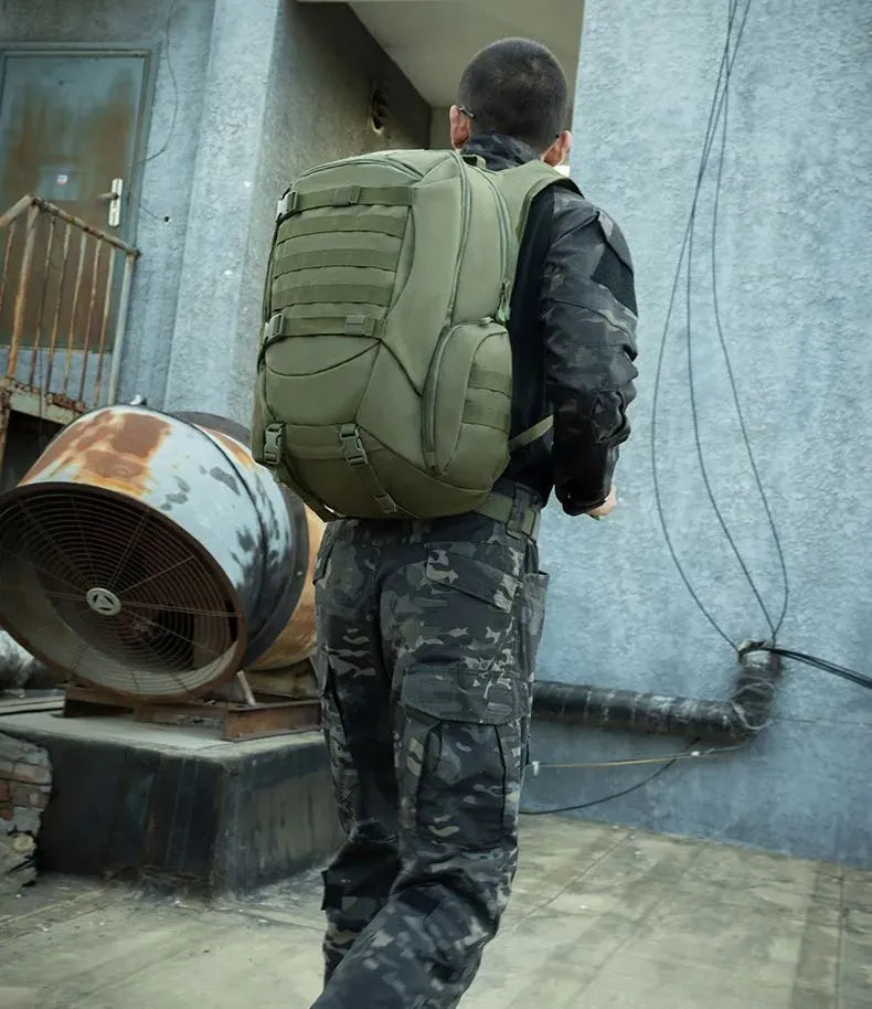 Tactical large capacity bag Green - حقيبة ظهر تكتيكية ذات سعة كبيرة من شاومي اخضر