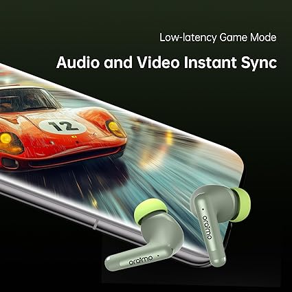 Oraimo SpaceBuds Neo Wireless Earbuds Green - سماعات بلوتوث من اورايمو اخضر