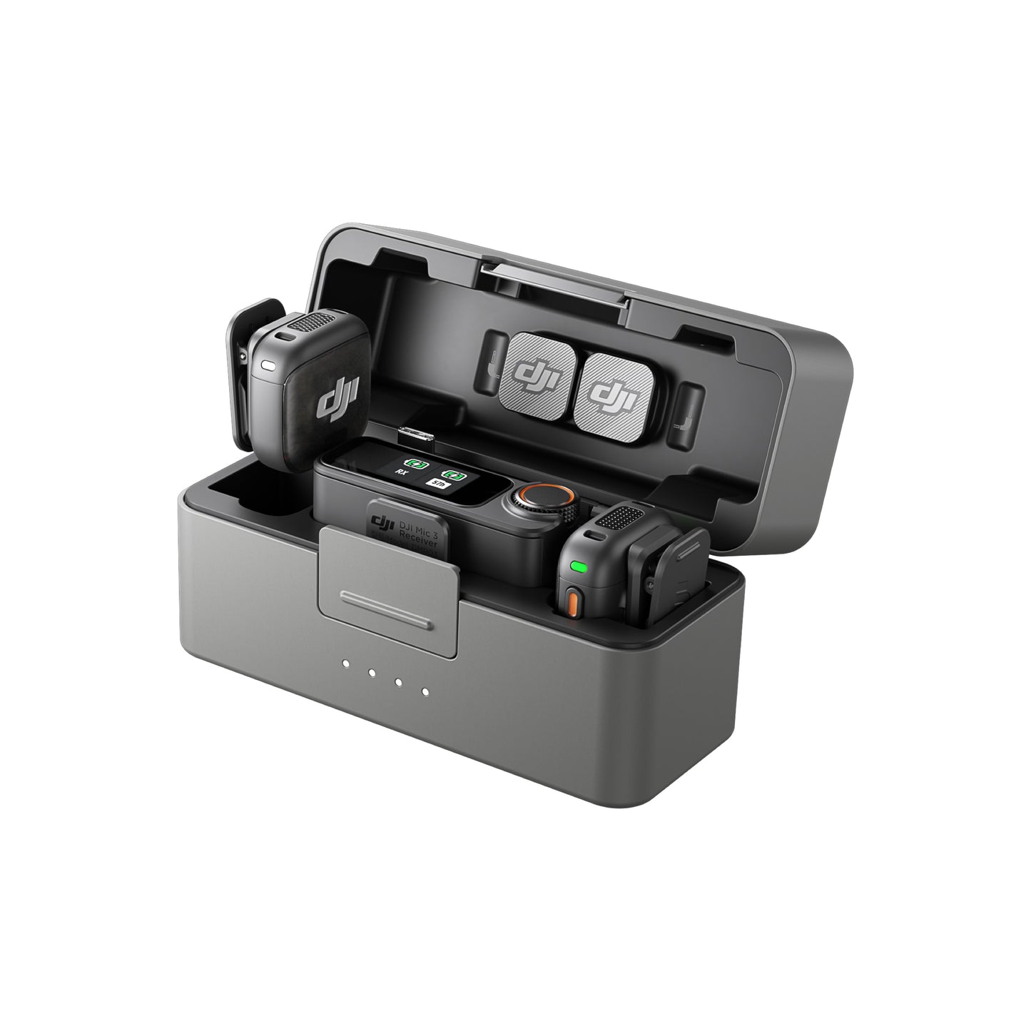 DJI Mic 3 Wireless Microphone Kit 2 TX + 1 RX + Charging Case - نك مايك لاسلكي من دي جي اي