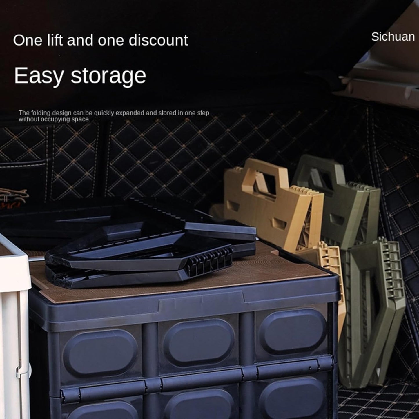 FOLDABLE STOOL - كرسي صغير قابل للطي للتخييم بقوة تحمل تصل الى 150 كم