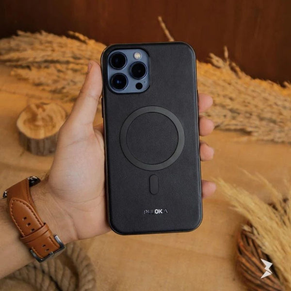 PULOKA CASE FOR IPHONE 16 PRO MAX BLACK - كفر ماك سيف للايفون 16 برو ماكس من بولوكا اسود
